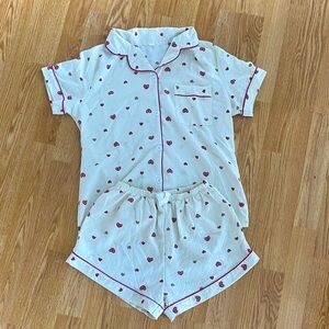 5 for $25! Hearts Valentines Day Pajama Set